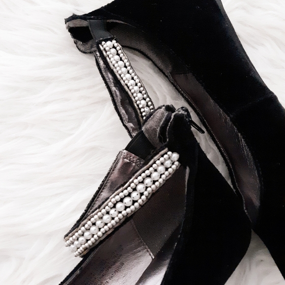 Steve Madden Velvet Beaded Ballet Flats - Picture 5 of 10